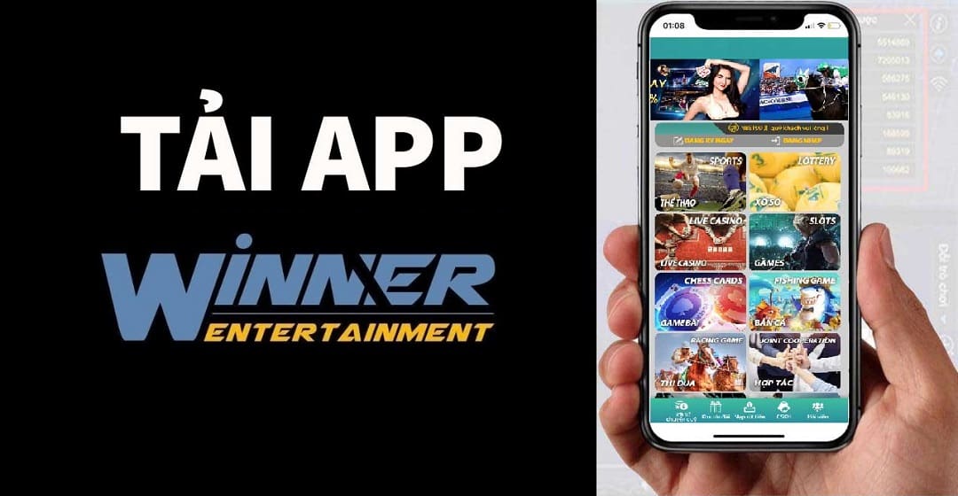 Hướng dẫn tải app Winner