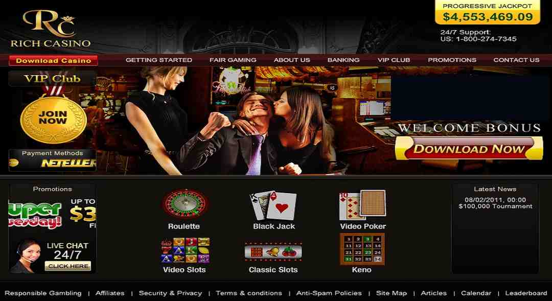 Điểm danh các hình thức chơi điển hình tại Rich Casino