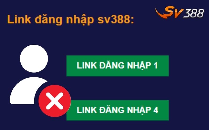 Lựa chọn đúng link website Sv388 để thực hiện đăng nhập tài khoản