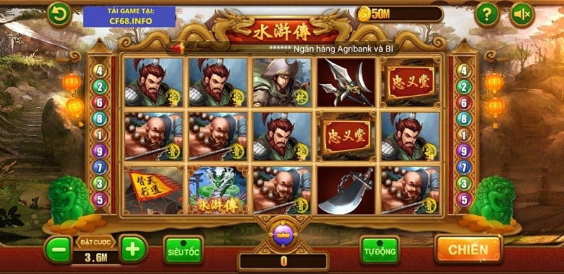 Game thuỷ hử lấy cảm hứng từ các nhân vật nổi tiếng Trung Quốc